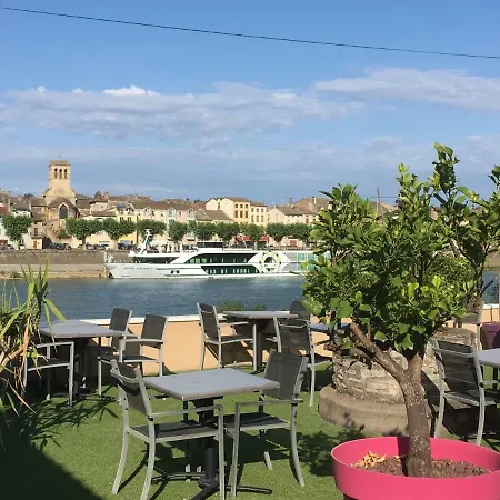 Les jardins de la Saône Hotel Tournus Exterior foto